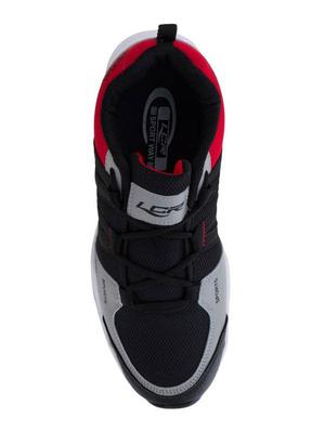 black mesh lace up sport shoes - 16848008 - Standard Image - 4