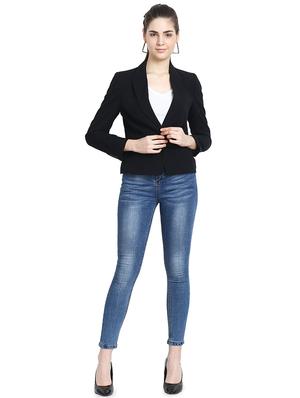 single button lapel neck blazer - 16848634 - Standard Image - 4