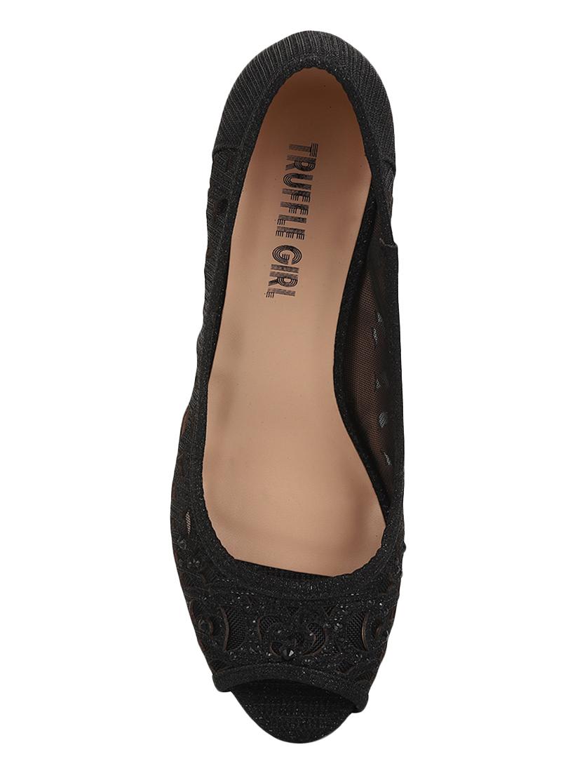 black slip on sandals - 16848735 - Zoom Image - 4