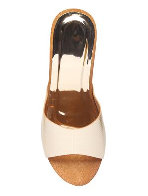 gold slip on wedges - 16849012 - Standard Image - 4
