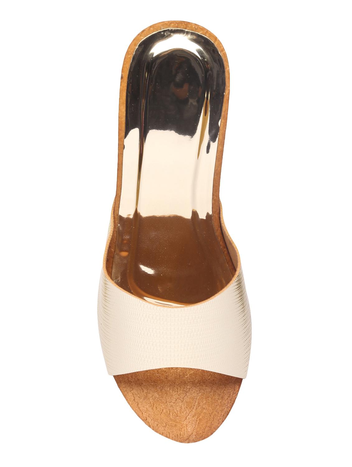 gold slip on wedges - 16849012 - Zoom Image - 4