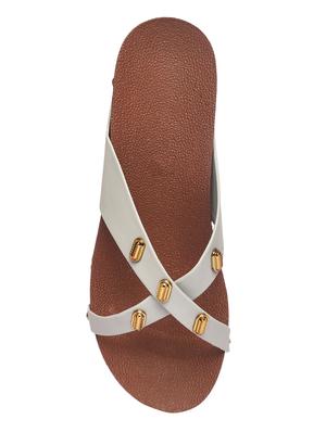 grey slip on wedges - 16849019 - Standard Image - 4