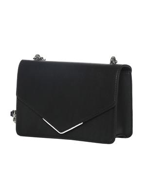 black leatherette regular sling bag - 16850553 - Standard Image - 4