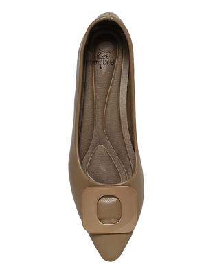brown slip on ballerinas - 16851684 - Standard Image - 4