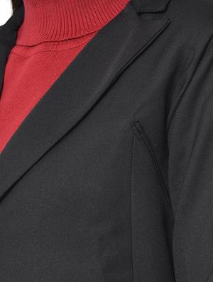 single button solid coat - 16852505 - Standard Image - 4