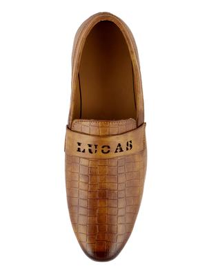 tan leatherette slipons - 16852887 - Standard Image - 4