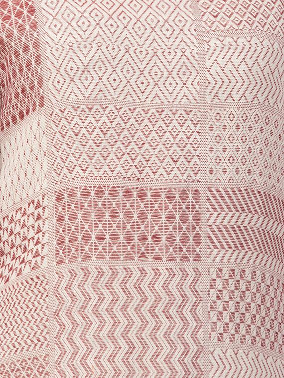 round neck jacquard a-line dress - 16854396 - Zoom Image - 4