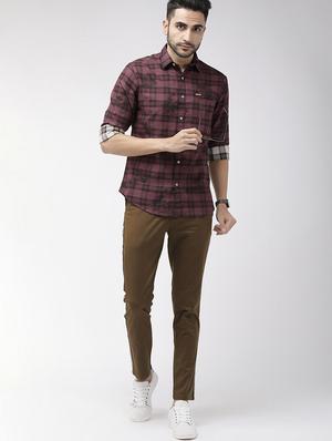brown taped chinos - 16855352 - Standard Image - 4