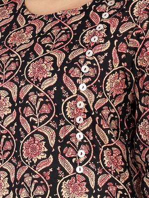 printed straight kurta - 16858150 - Standard Image - 4