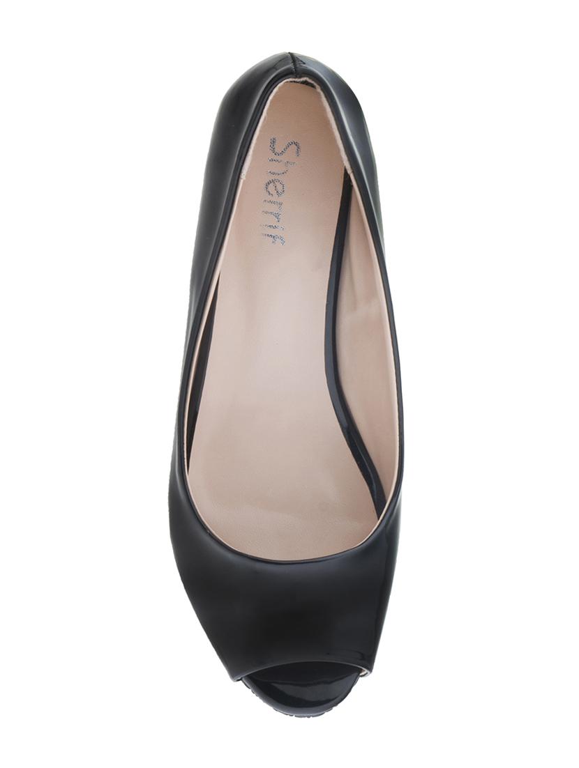 black slip on wedges - 16858214 - Zoom Image - 4
