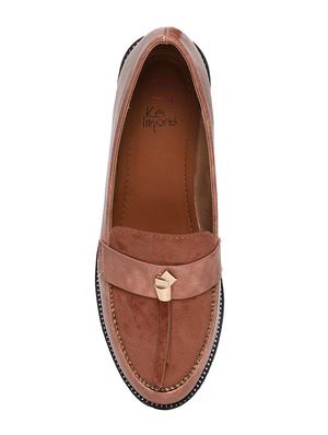 pink slip on loafers - 16861629 - Standard Image - 4