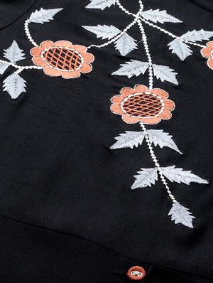 embroidered asymmetric kurta - 16861670 - Standard Image - 4