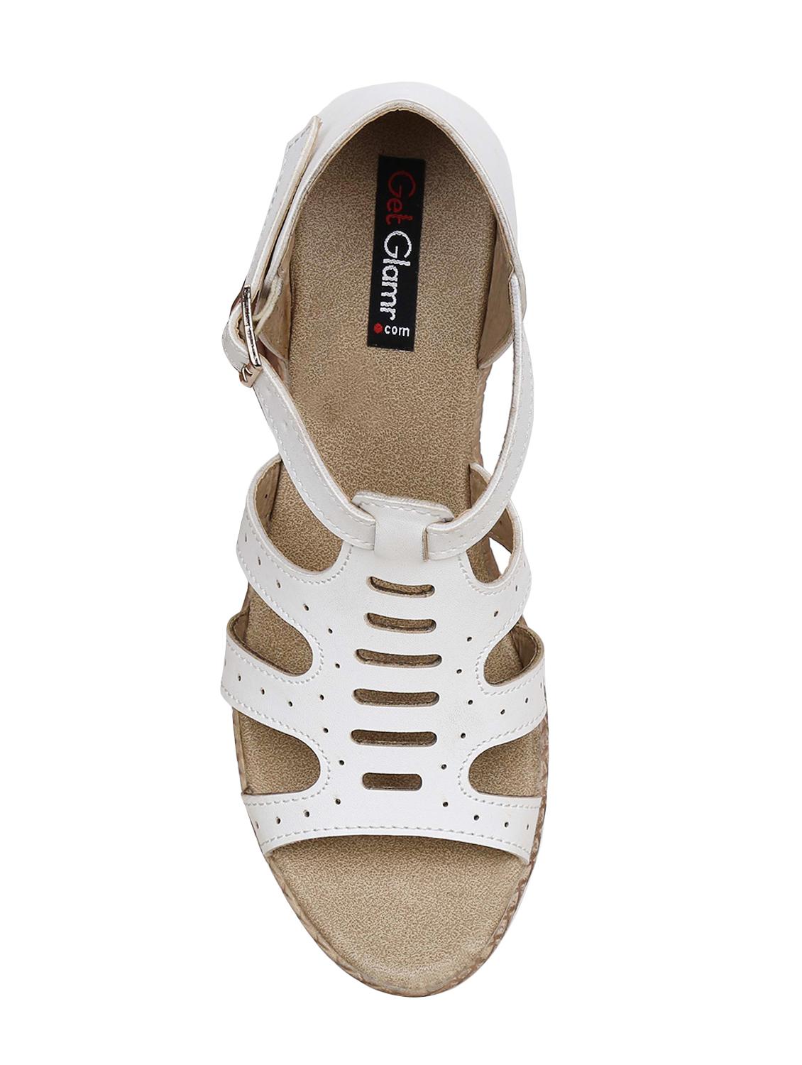 white closed back wedges - 16864652 - Zoom Image - 4