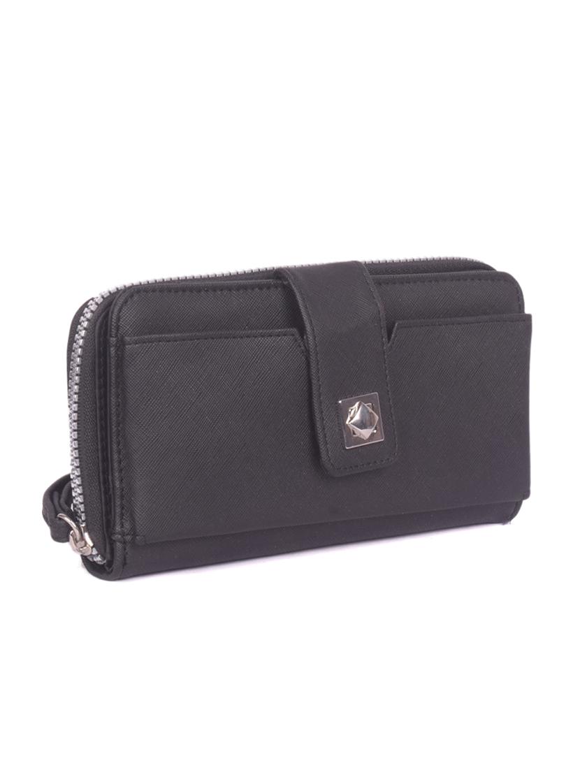 black leatherette clutch - 16864743 - Zoom Image - 4