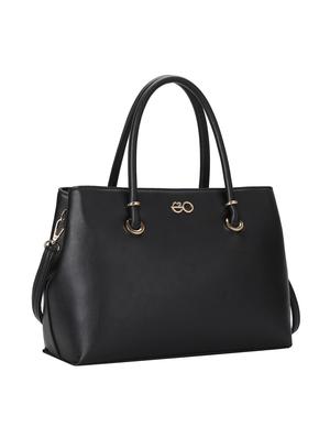 black leatherette (pu) regular handbag - 16869274 - Standard Image - 4