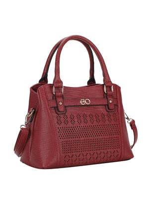 red leatherette (pu) regular handbag - 16869325 - Standard Image - 4