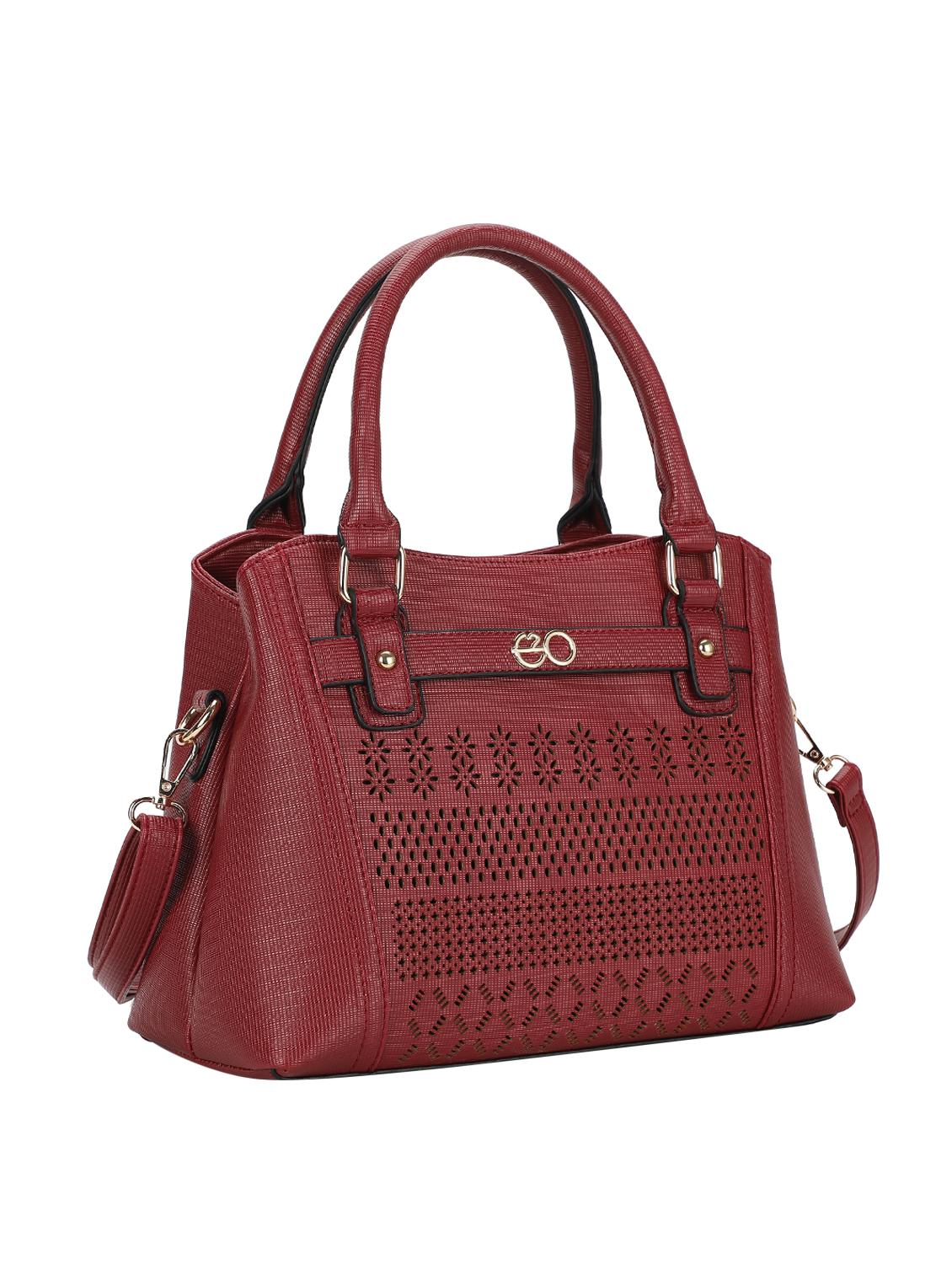 red leatherette (pu) regular handbag - 16869325 - Zoom Image - 4