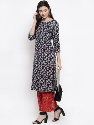 printed flared palazzo - 16869439 - Standard Image - 4