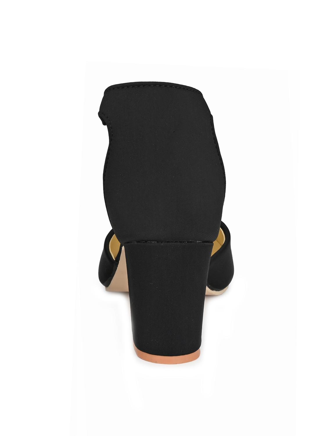 black suede closed back sandals - 16871770 - Zoom Image - 4