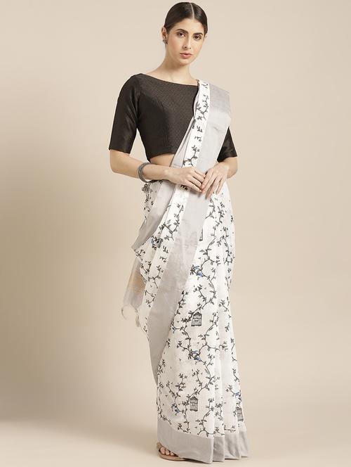 conversational kanjivaram saree with blouse - 16876960 - Standard Image - 1