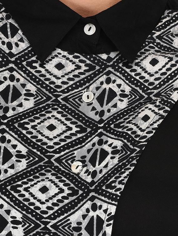 printed a-line kurta - 16877240 - Zoom Image - 4