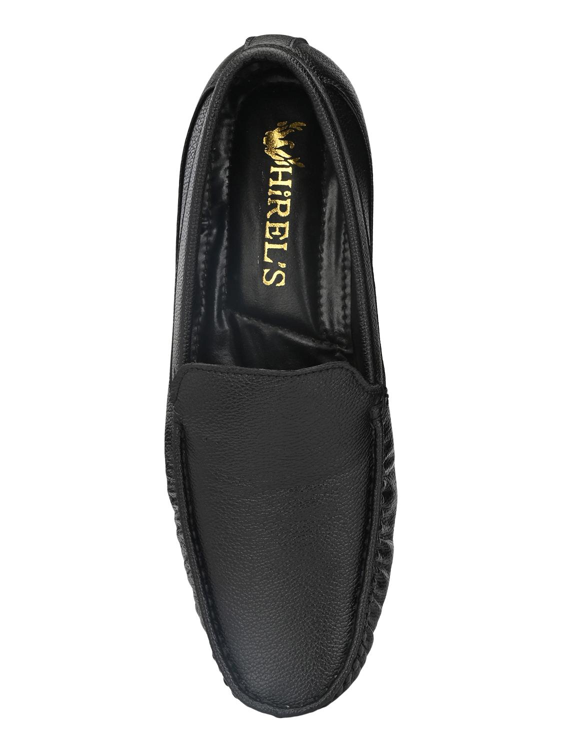 black leatherette slip on loafers - 16877406 - Zoom Image - 4