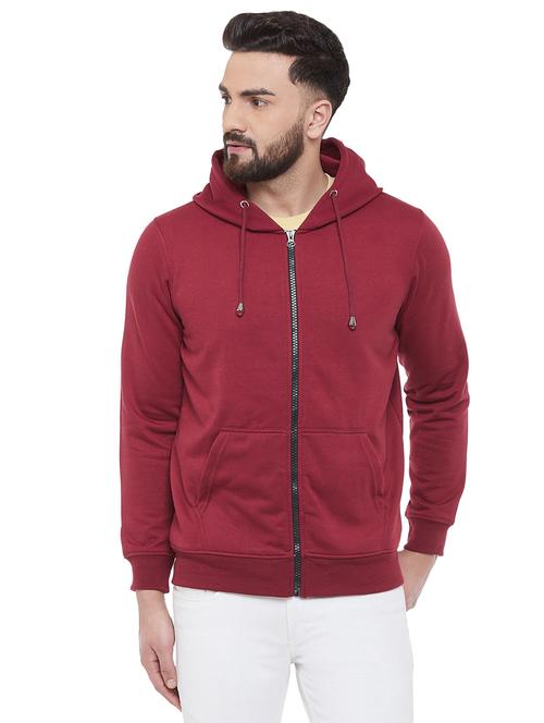 red solid sweatshirt - 16878233 - Standard Image - 1
