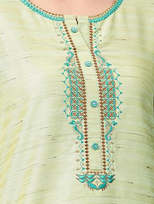 embroidered kurta palazzo set - 16878276 - Standard Image - 4