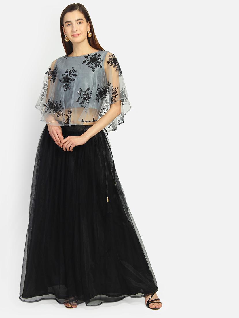 cape sleeves sequined blouse - 16879427 - Zoom Image - 4