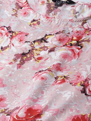 round neck floral maxi dress - 16879465 - Standard Image - 4