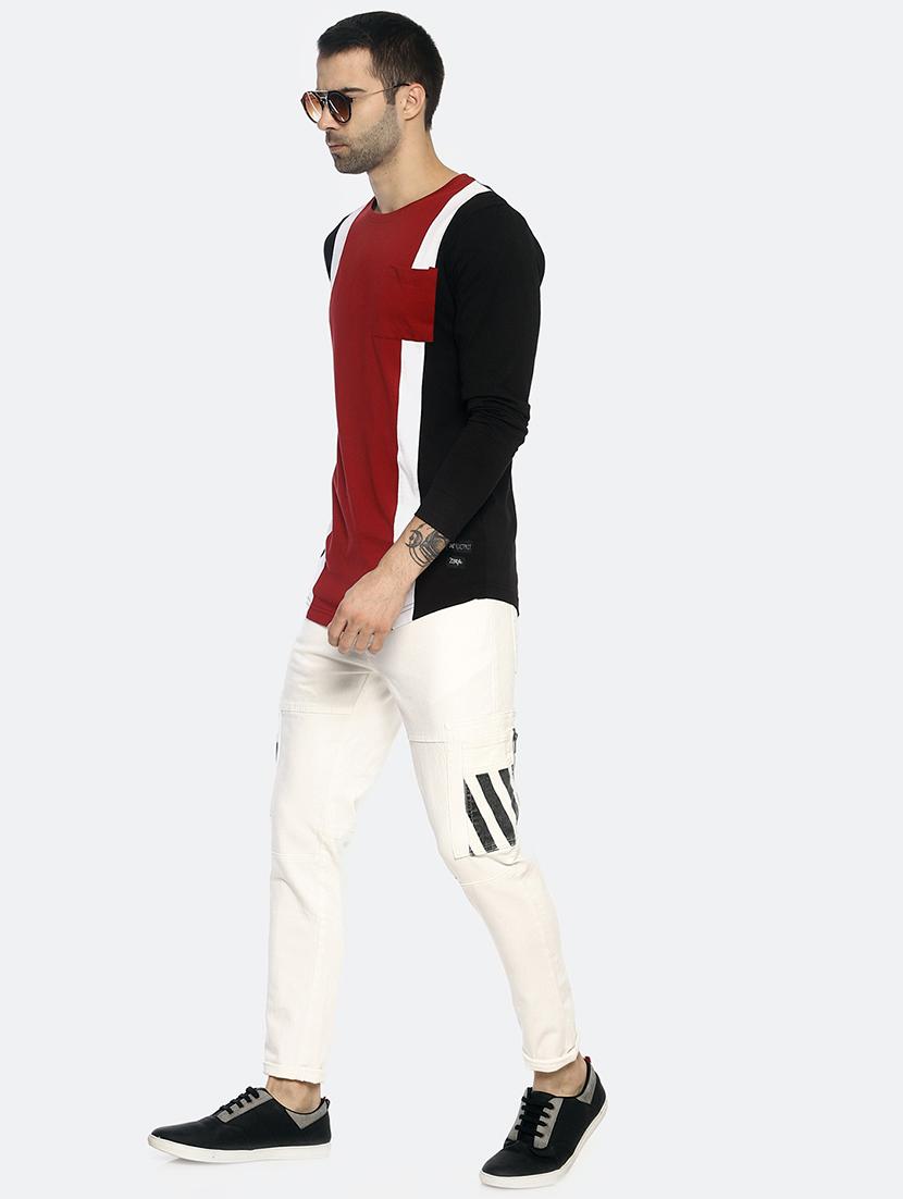 white solid plain jeans - 16879880 - Zoom Image - 4