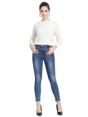 round neck woolen pullover - 16884049 - Standard Image - 4