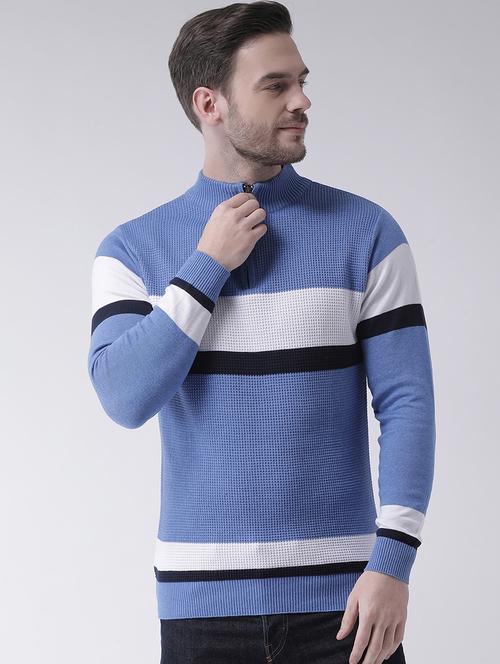 blue striped pullover - 16886791 - Very Small Image - 1