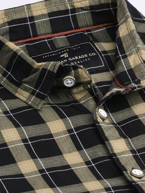black checkered casual shirt - 16889168 - Standard Image - 4