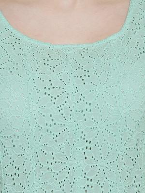 round neck ombre fit & flare dress - 16889228 - Standard Image - 4
