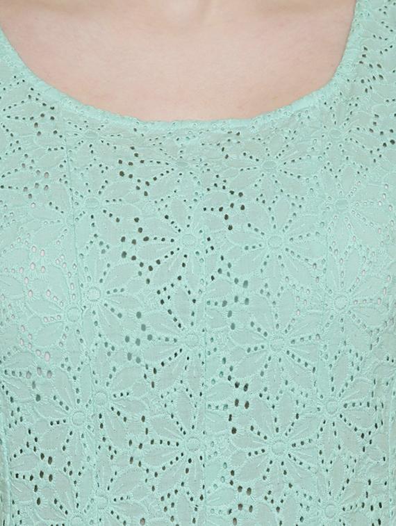 round neck ombre fit & flare dress - 16889228 - Zoom Image - 4