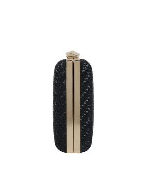 black leatherette (pu) box clutch - 16891511 - Standard Image - 4