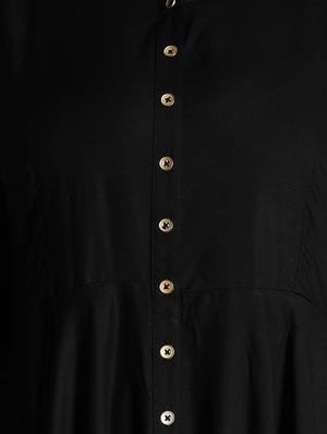 solid flared kurta - 16894536 - Standard Image - 4