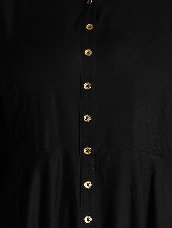 solid flared kurta - 16894536 - Zoom Image - 4