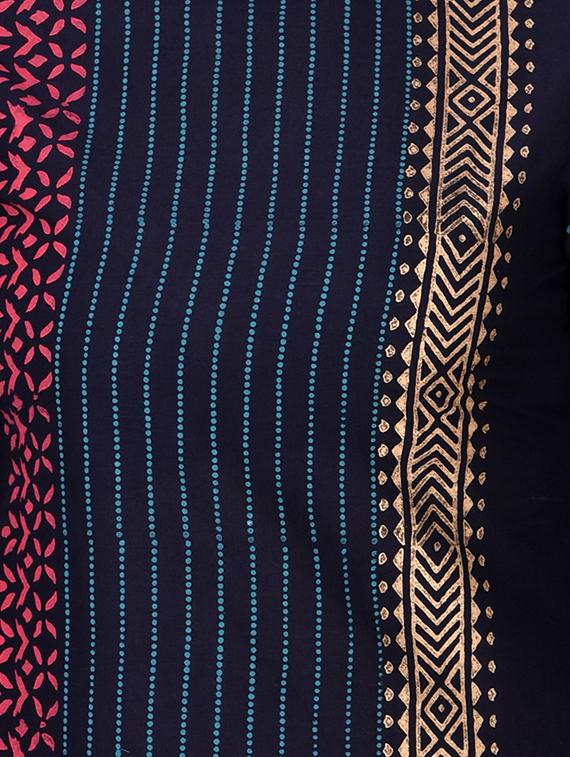 striped straight kurta - 16895190 - Zoom Image - 4