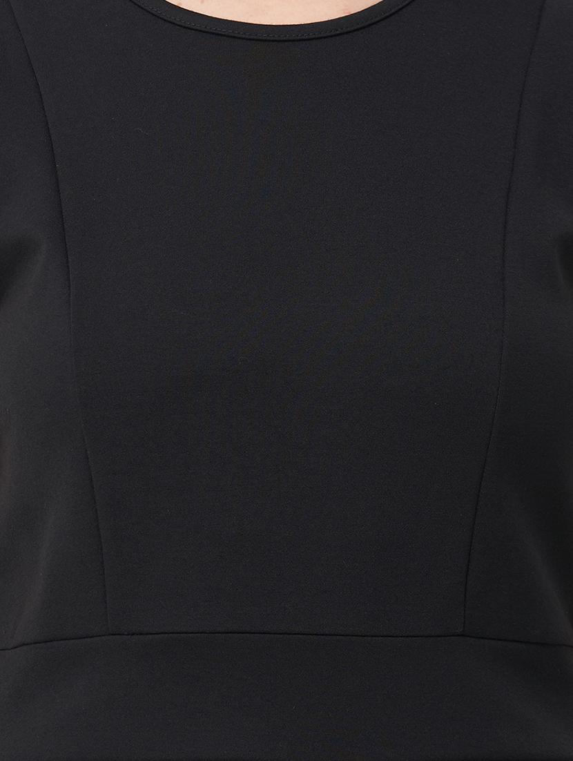 round neck bodycon maxi dress - 16896972 - Zoom Image - 4
