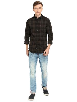 black checkered casual shirt - 16900195 - Standard Image - 4