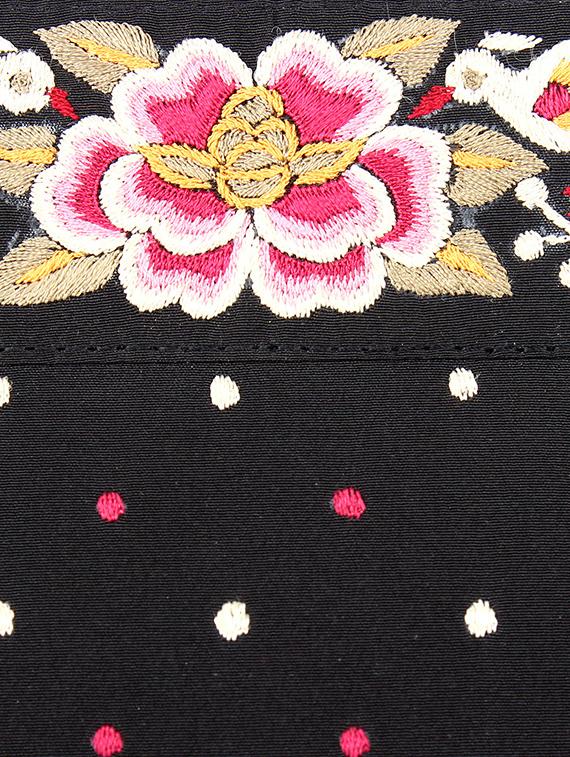 black silk ethnic clutch - 16902126 - Zoom Image - 4