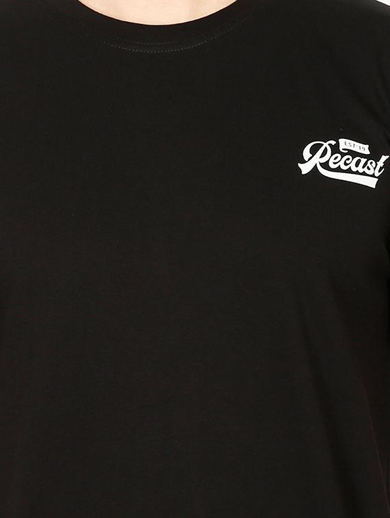 black solid t-shirt - 16903895 - Zoom Image - 4