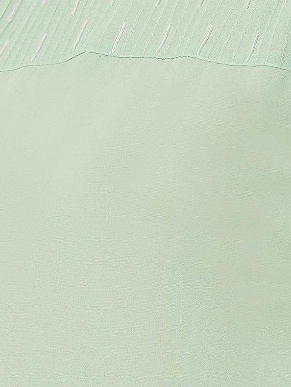 mesh panel bell sleeved top - 16907371 - Zoom Image - 4