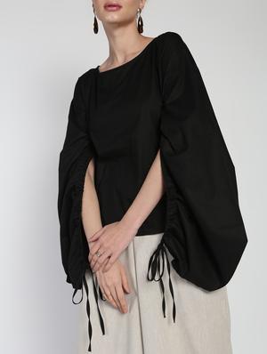 slit sleeves solid top - 16911299 - Standard Image - 4