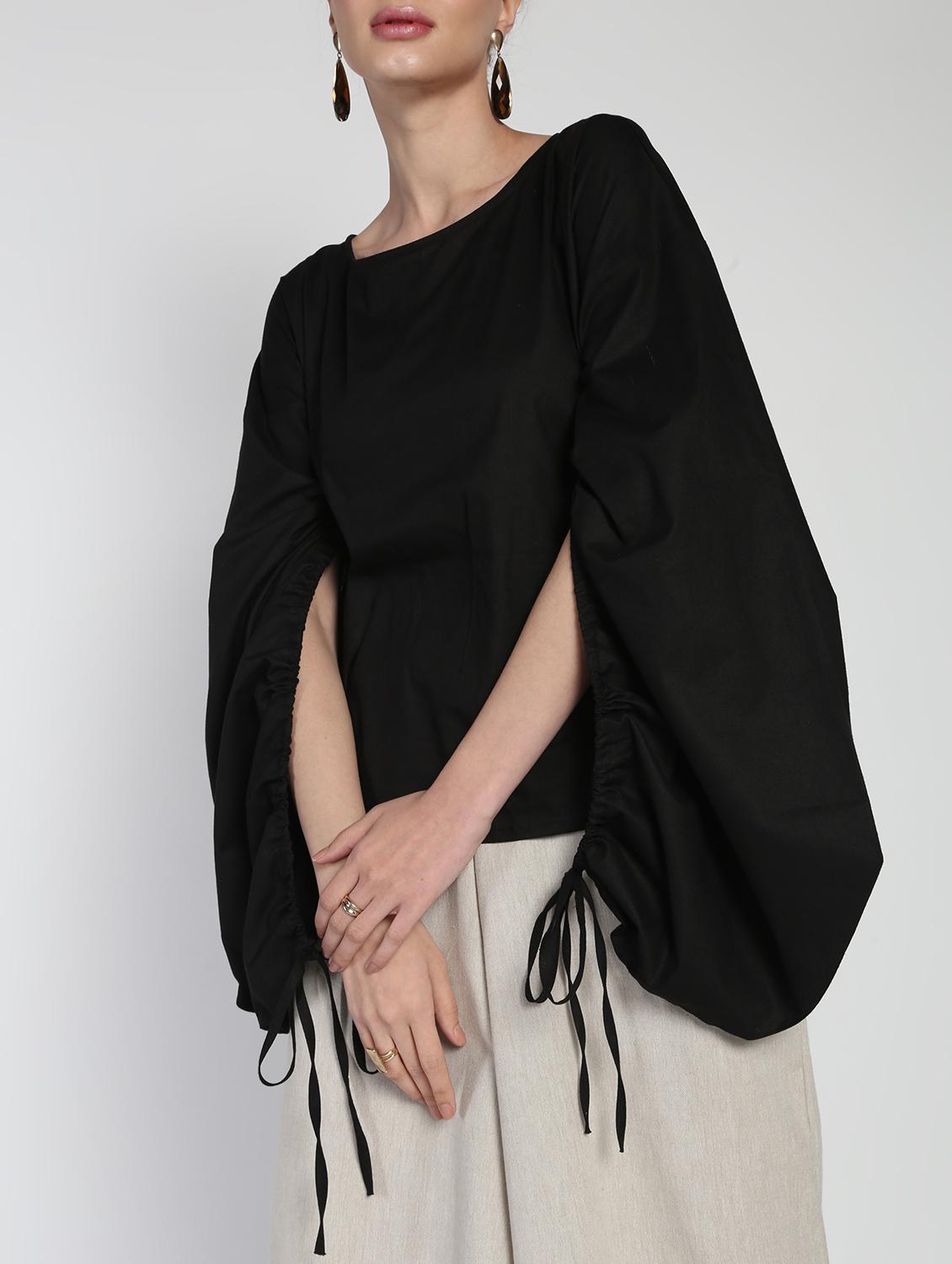 slit sleeves solid top - 16911299 - Zoom Image - 4
