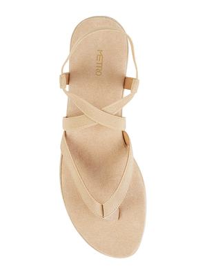 beige back strap sandals - 16911572 - Standard Image - 4