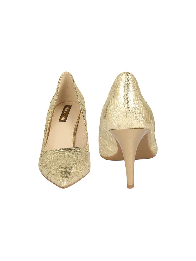 gold slip on pumps - 16918110 - Zoom Image - 4