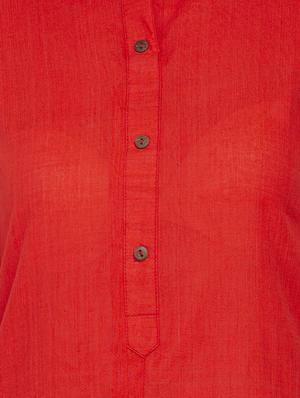 solid straight kurta - 16923472 - Standard Image - 4
